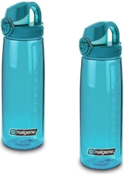 Nalgene Tritan On-The-Fly 24oz. Bottle|-|Bouteille Tritan OTF 24oz. -Drinkware Shop NLG 5565 7EGlacier 20Blue 20 20Blue 20Cap