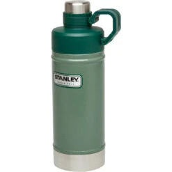 Stanley Classic Vacuum Water Bottle 18 Oz|-|Bouteille D'eau Isotherme Classic 532 Ml -Drinkware Shop STL 10 02105 008 7E 7Eside 20Hammertone 20Green
