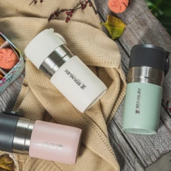 Stanley Go Slim Vacuum Bottle 9.5oz - Hammertone Green -Drinkware Shop Stanley Aida 2 c99b9441 16a8 45af 9723 6b76e4210cca