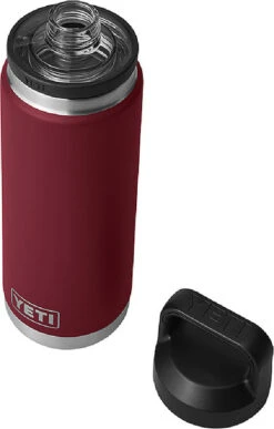 Yeti Rambler 769 Ml Bottle With Chug Cap - Unisex|-|Bouteille Ramber 769 Ml Avec Bouchon à Goulot Réducteur - Unisexe -Drinkware Shop YET YR26CHUG 7E 7EDetail1 20Harvest 20Red