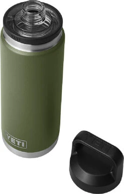Yeti Rambler 769 Ml Bottle With Chug Cap - Unisex|-|Bouteille Ramber 769 Ml Avec Bouchon à Goulot Réducteur - Unisexe -Drinkware Shop YET YR26CHUG 7E 7EDetail1 20Highlands 20Olive