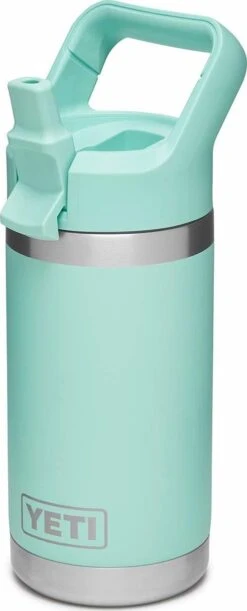 Yeti Rambler Jr. 12 Oz Bottle - Kids|-|Bouteille Rambler Jr. 355 Ml - Enfant -Drinkware Shop YET YRAM12JR 7ESeaFoam
