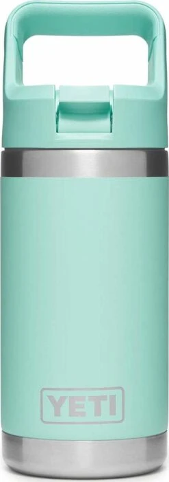 Yeti Rambler Jr. 12 Oz Bottle - Kids|-|Bouteille Rambler Jr. 355 Ml - Enfant -Drinkware Shop YET YRAM12JR 7E 7EFront 20SeaFoam