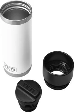 Yeti Rambler Bottle With HotShot Cap - 18oz|-|Bouteille Rambler Avec Bouchon HotShot - 18oz -Drinkware Shop YET YRAM18HSB 7E 7EOpen1 20White