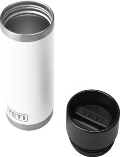Yeti Rambler Bottle With HotShot Cap - 18oz|-|Bouteille Rambler Avec Bouchon HotShot - 18oz -Drinkware Shop YET YRAM18HSB 7E 7EOpen2 20White