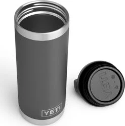 Yeti Rambler Bottle 18 Oz|-|Bouteille Rambler 18 Oz -Drinkware Shop YET YRAMB18 7ECharcoal 7EOpen 8eab3a0a 099b 45c8 a02c ab99d330c398