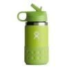 Hydro Flask Wide Straw Lid 355 Ml Thermos Bottle Light Green Kids