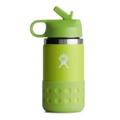 Hydro Flask Wide Straw Lid 355 Ml Thermos Bottle Light Green Kids
