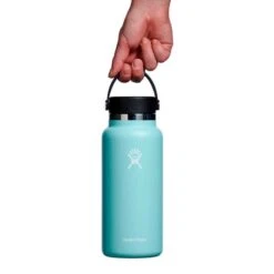 Hydro Flask Wide Flex Cap 946 Ml Thermos Bottle Matte Light Blue -Drinkware Shop hf w32bts441 003