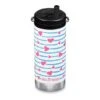 Klean Kanteen Insulated TKWide Twist Cap 2.0 355 Ml Thermos Bottle White Blue Pink