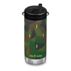 Klean Kanteen Insulated TKWide Twist Cap 2.0 355 Ml Thermos Bottle Green Brown