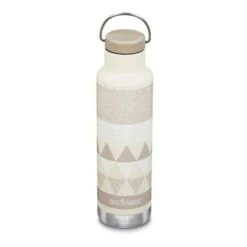 Klean Kanteen Loop Cap 592 Ml Thermos Bottle Brown White