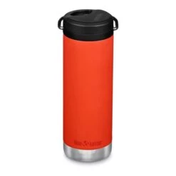 Klean Kanteen Insulated TKWide Twist Cap 470 Ml Thermos Bottle Red Black