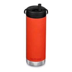 Klean Kanteen Insulated TKWide Twist Cap 470 Ml Thermos Bottle Red Black -Drinkware Shop kle 1009473 003