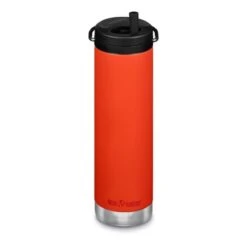 Klean Kanteen Insulated TKWide Twist Cap 600 Ml Thermos Bottle Red Black -Drinkware Shop kle 1009475 003