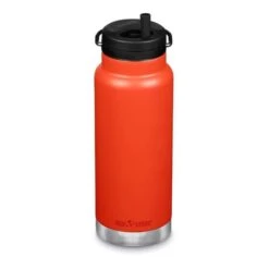 Klean Kanteen Insulated TKWide Twist Cap 950 Ml Thermos Bottle Red Black -Drinkware Shop kle 1009477 003