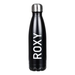 Roxy Sand And Seashell Thermos Bottle Black Silver Women